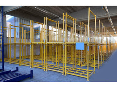 Pedane metalliche pallet con sponde sfilabili