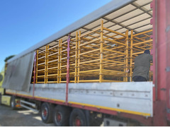 Pedane metalliche pallet con sponde sfilabili
