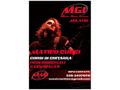 lezioni di chitarra moderna