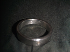 Anello TEDORA: acciaio+zircone, misura 22