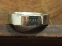 Anello MORELLATO: acciaio + zircone, 20 mm