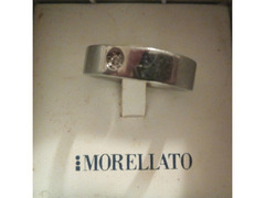 Anello MORELLATO: acciaio + zircone, 20 mm