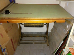 Tavolo da disegno Nestler+tecnigrafo vintage
