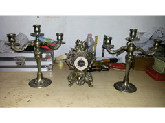 Sveglia a corda con candelabri