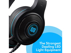 CUFFIE STEREO GAMING CON MICROFONO PER PC