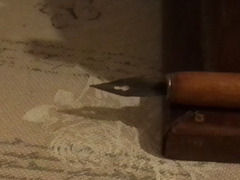 Pennino in legno di 20 con pennino di 2cm