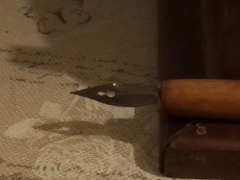Pennino in legno di 20 con pennino di 2cm