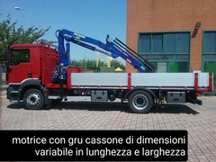 CAMION CON GRU TRASPORTI A MILANO AREA C e B