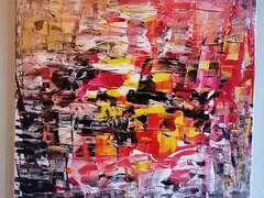 Quadro astratto grande dipinto su tela moderno