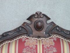 salotto anni 40 in legno di noce