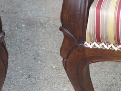 salotto anni 40 in legno di noce