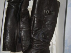 stivaletti donna in pelle
