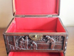 Bauletto  antico scrigno  portagioie orientale #1