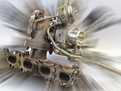 TURBINA E COLLETTORE DI SCARICO FIAT ABARTH 1.4