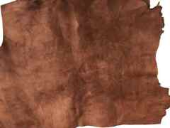 Scampolo pelle a vegetale bottalata cognac