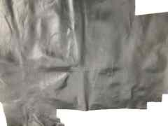 Scampolo pelle a vegetale nera - VH3