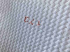 Pelle stampa intreccio colore cognac