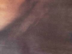 Pelle stampa intreccio colore cognac