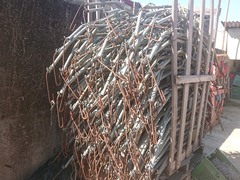 Braccetti curvi lunghi 1.60m in acciaio zincato