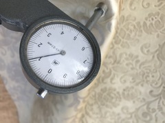 Pelle vacchetta floreale champagne per artigianato