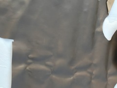 Pelle a vacchetta verde oliva per artigianato
