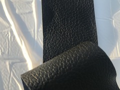 Strisce pretagliate pelle nappa nera – D5
