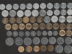 100 MONETE IN LIRE-£ 5-10-20-50-100-200