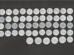 50 MONETE IN LIRE: 5 LIRE (45)-10 LIRE(5)