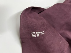 Pelle camoscio bordò per artigianato – KC4