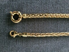 Collana e bracciale in oro 18k 36,28 grammi