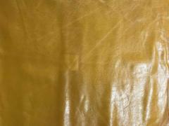 Pelle colore giallo vetrificata per artigianato