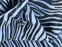 Pelle di vitello stampa zebra per Artigianato