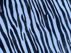 Pelle di vitello stampa zebra per Artigianato