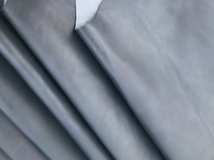 Pelle vitello in crust bleu per Artigianato