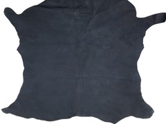 Pelle vitello in crust bleu per Artigianato