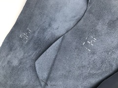 Pelle vitello in crust bleu per Artigianato