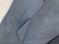 Pelle vitello in crust bleu per Artigianato