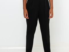 Pantaloni con pince neri