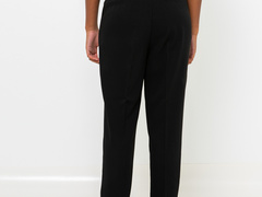 Pantaloni con pince neri