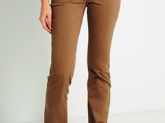 Pantaloni taglio dritto marrone