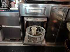 Lavabicchieri professionale per bar INOX