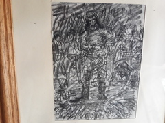 disegno a matita artista Guido Borgianni