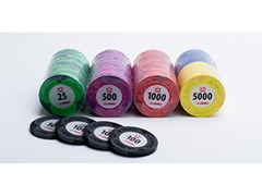 Chips fiches gettoni da poker JUEGO PRO EMBOSSED