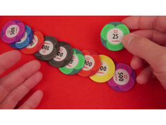 Chips fiches gettoni da poker JUEGO PRO EMBOSSED