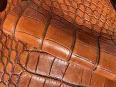Scampoli pelle stampa cocco brandy – PY3