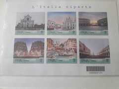 Folder Italia Riparte 2021 + foglietto