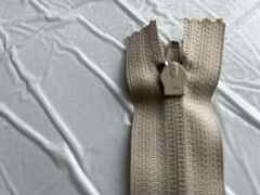 Cerniere lampo in nylon Avorio da cm 16