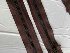 Cerniere lampo metallo da 18 Cm Marrone