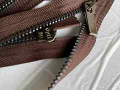 Cerniere lampo metallo da 18 Cm Marrone