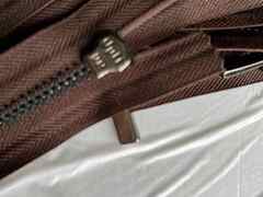 Cerniere lampo metallo da 17 Cm Marrone